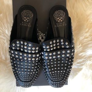 Vince Camuto Sessa Studded Loafer Mule